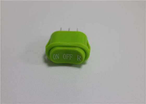 O Oval deu forma ao mini interruptor de balancim impermeável, interruptor de balancim verde 10a 250v