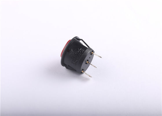Interruptor de balancim redondo impermeável 6A 250VAC