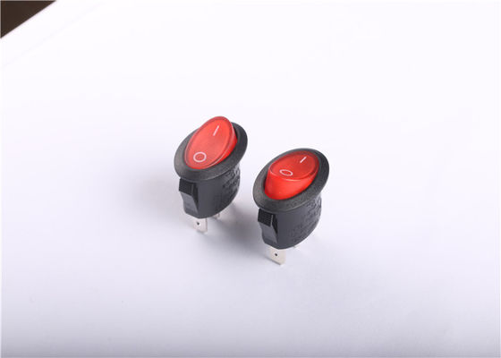 3 interruptor de balancim oval vermelho do botão T85 da maneira 3P com vários alavancas e terminais