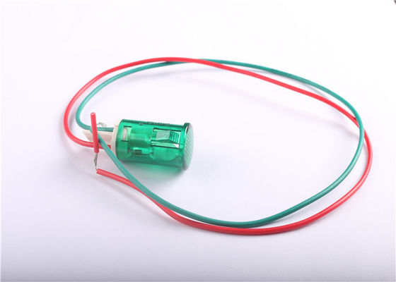Luzes indicadoras impermeáveis verdes de DC12V AC220V, montagem conduzida do painel das lâmpadas indicadoras